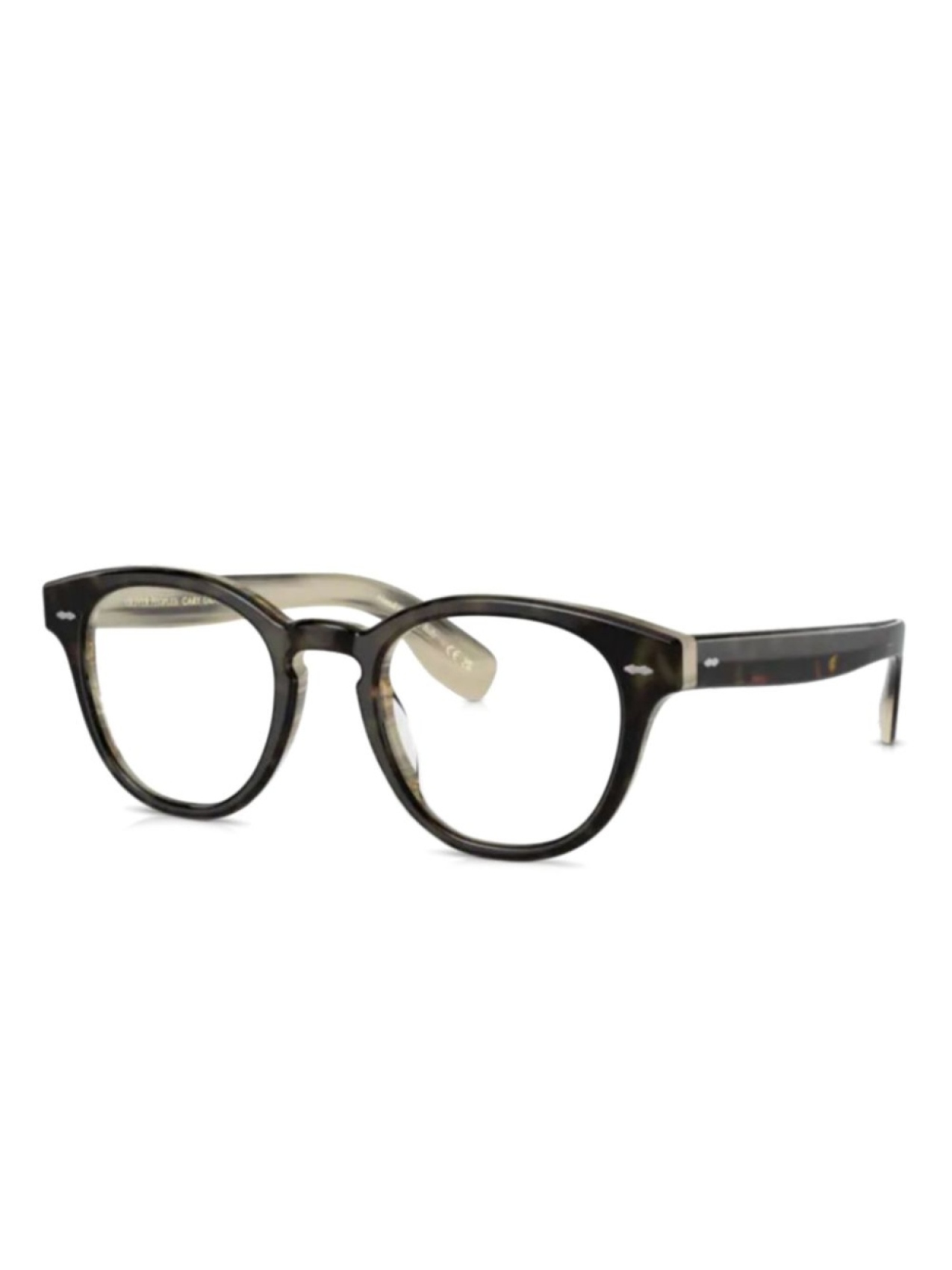 

Очки в круглой оправе Oliver Peoples, коричневый