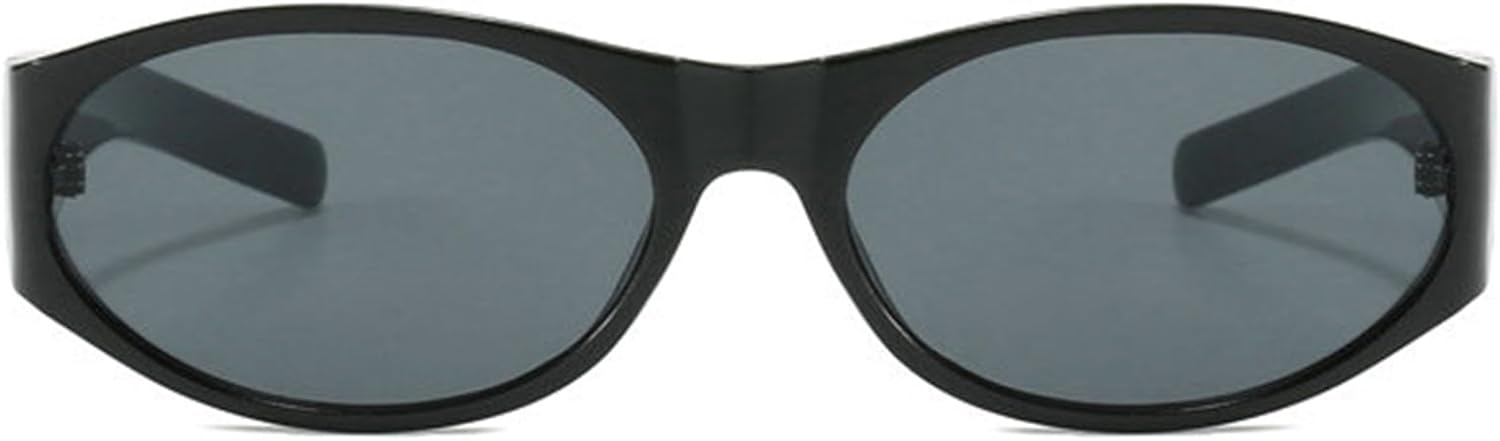 

Willochra Классические овальные популярные солнцезащитные очки для женщин в толстой оправе с широкими дужками, солнцезащитные очки с защитой от УФ-излучения, модные солнцезащитные очки, C1