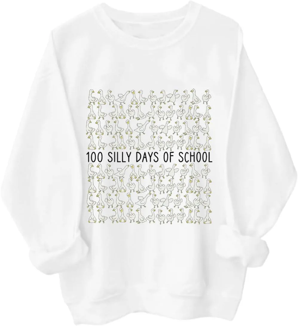 

Толстовка Silly Goose 100 Days of School Czbic
