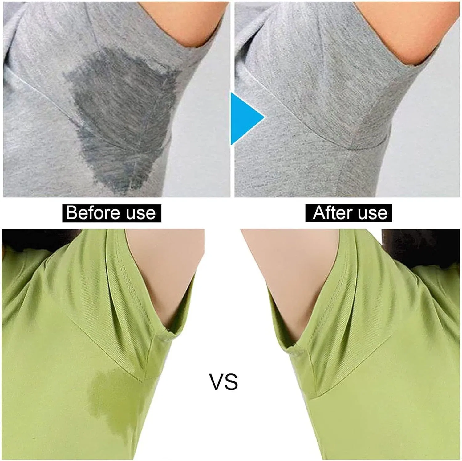 Дезодорант-подмышечник T-Shirt Shape Sweat Pad Guoanfg, 1 шт., черный — фото 2