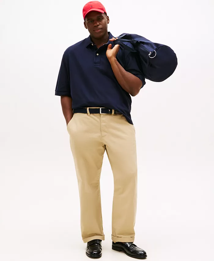 Мужская классическая поло Ivy Big & Tall Tommy Hilfiger, синий — фото 4