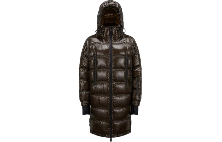 

Пуховик женский зеленый Moncler