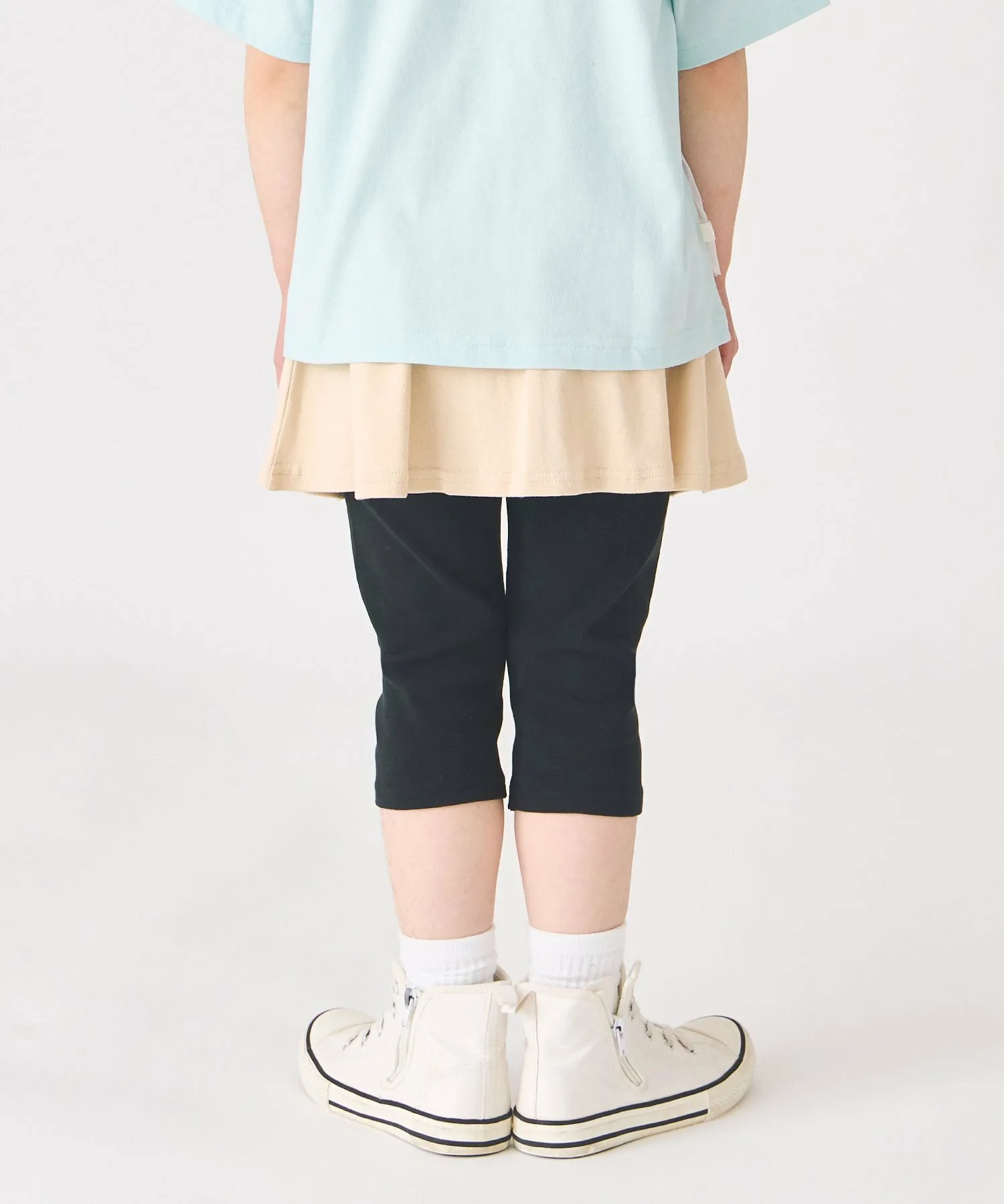 Юбка юбки из эластичного материала шириной 6 дюймов Ever Closet, Beige x Black