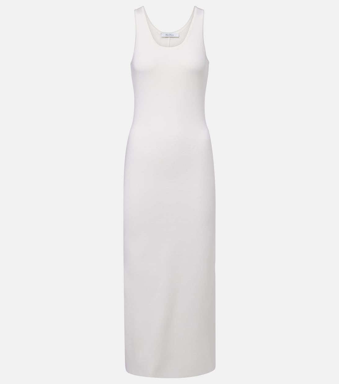 

Шерстяное макси-платье Max Mara, белый