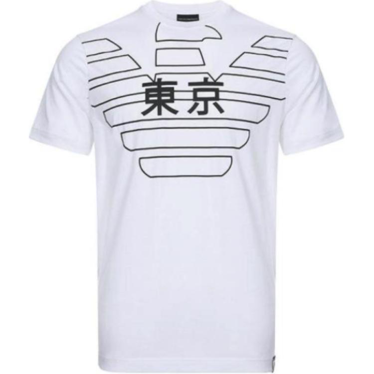 

EMPORIO ARMANI Футболка мужская белая, Белый, EMPORIO ARMANI Футболка мужская белая