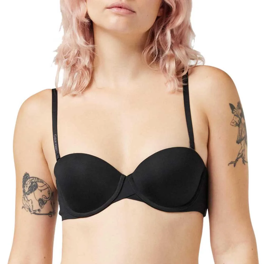 

Бюстгальтер Calvin Klein Lightly Lined Strapless, черный