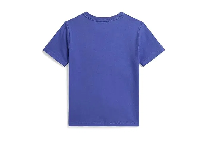 Футболка из хлопка Logo Cotton Jersey Tee Polo Ralph Lauren Kids, Refined Navy — фото 2