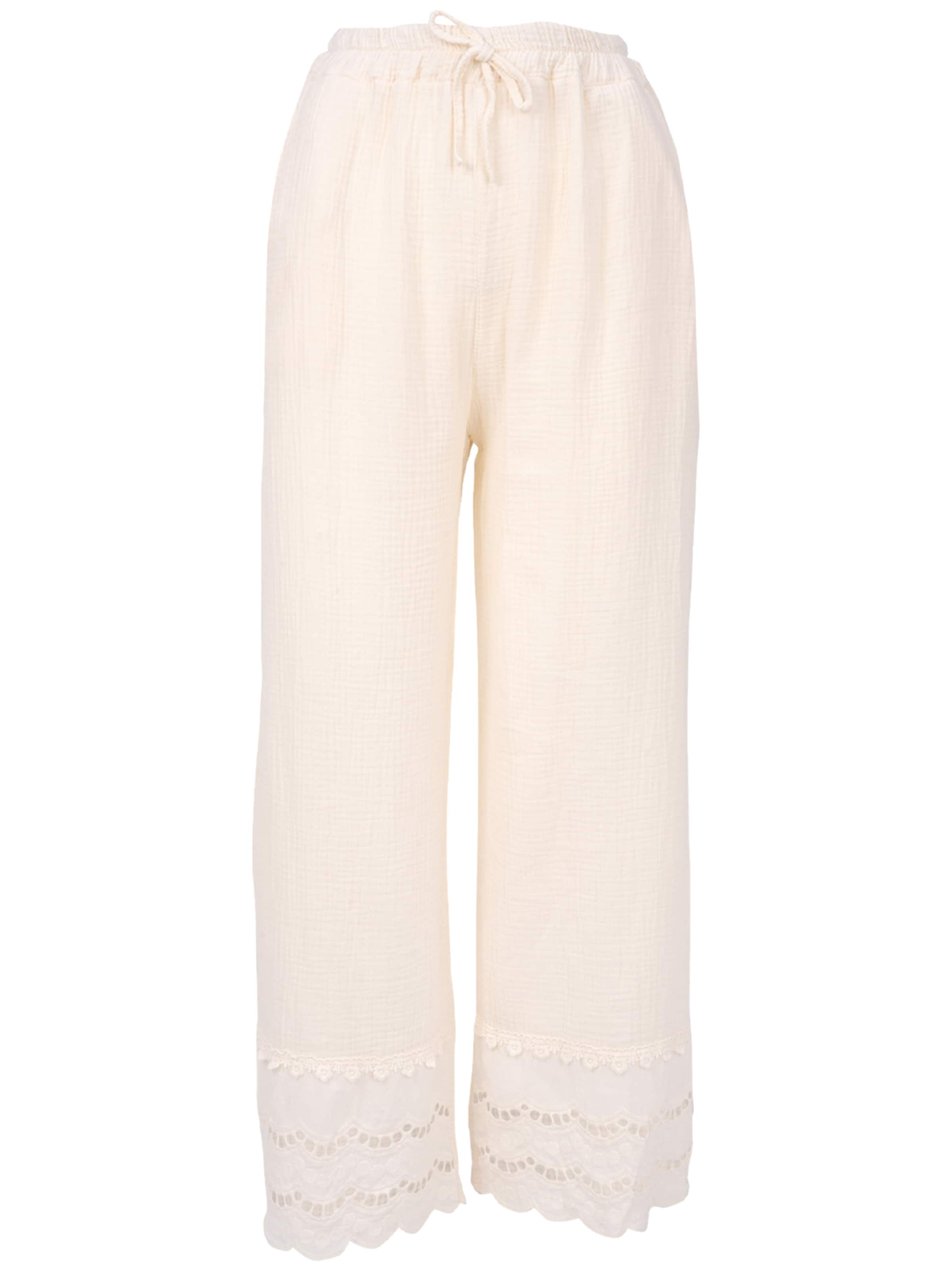 

Seasons of April Широкие брюки 'Ines' в цвете Cream