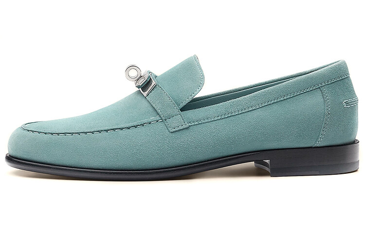 Туфли женские Hermès Destin, сине-зеленый