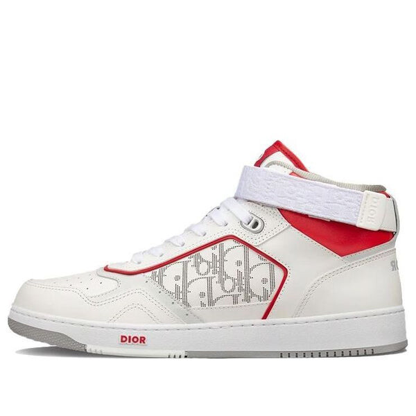 

Кроссовки b27 high sneaker boots 'white red' Dior, белый