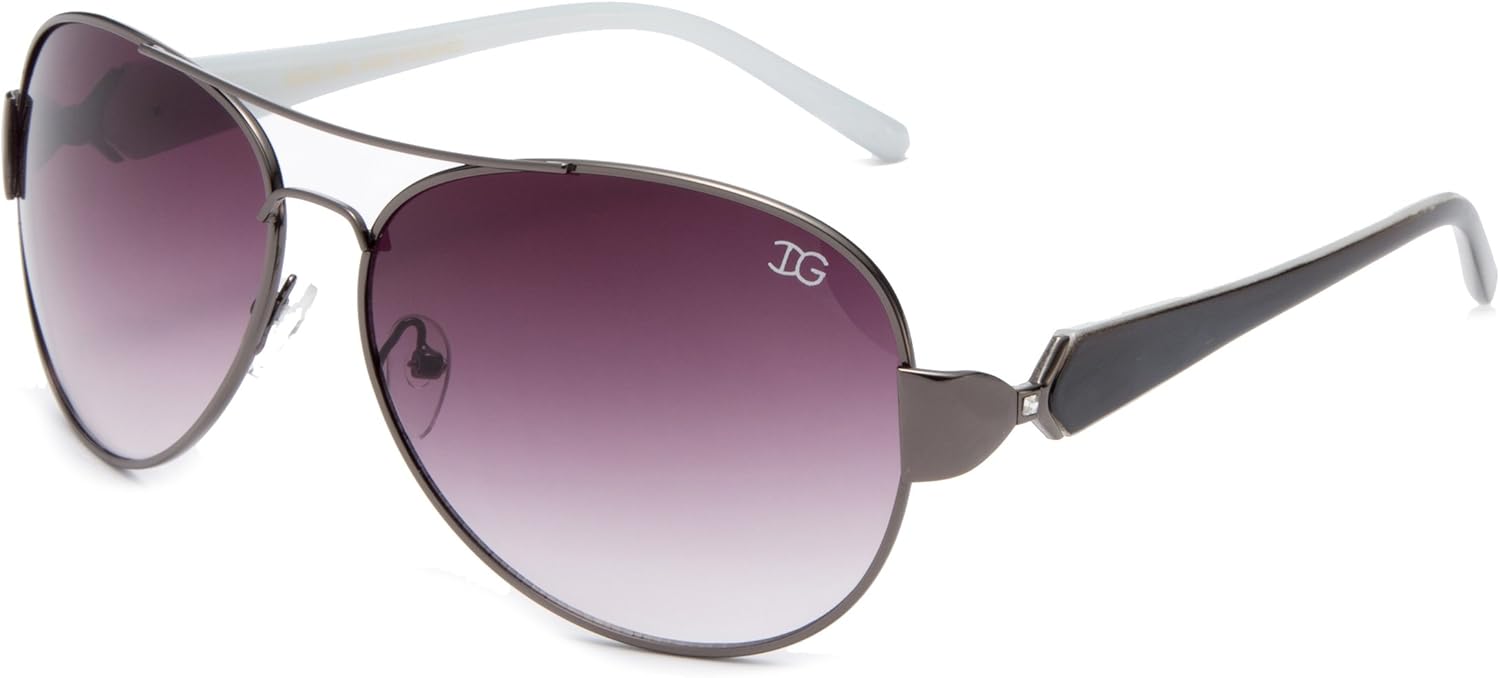 

Авиаторские солнцезащитные очки со стразами, увеличенного размера, с защитой от УФ-излучения, в стиле «пилот» с блестками, для женщин Newbee Fashion Sunglasses, 9483- Black&white/Smoke