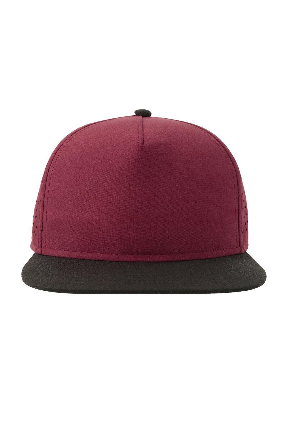 

Кепка Snapback Bank 5 Panel из переработанного материала Atlantis, красный