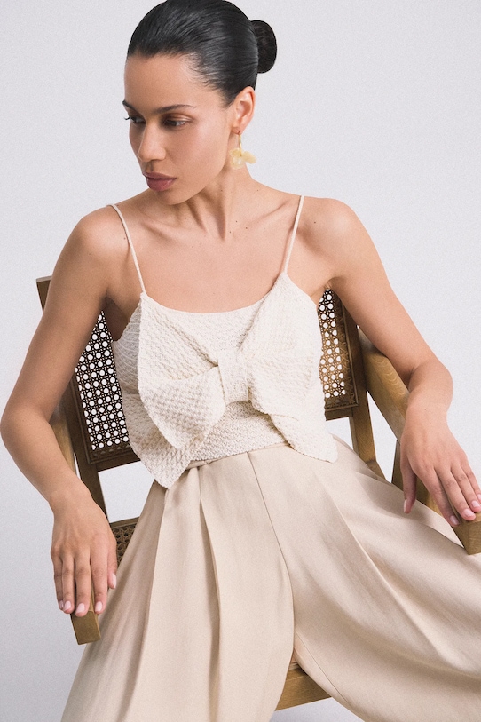 

Блузка Answear.Lab, бежевый