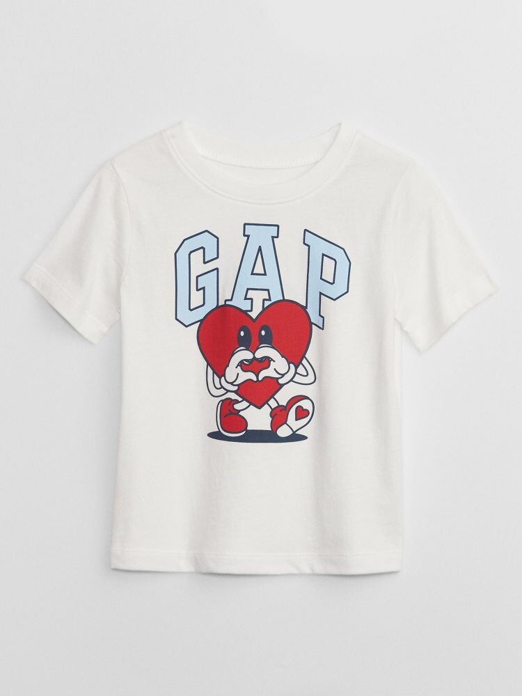 

Футболка с принтом Gap, белый
