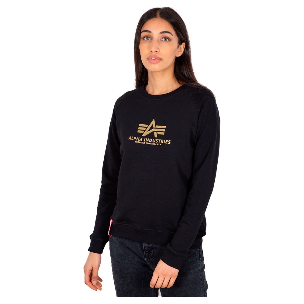 

Свитер Alpha Industries New Basic Foil Print, черный
