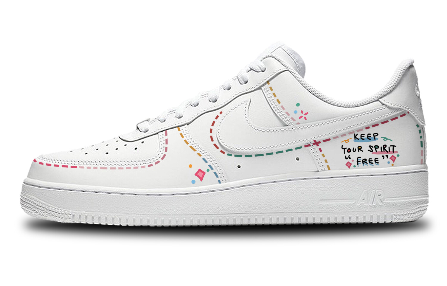 

Кроссовки Nike Air Force 1 Skateboard Shoes Unisex Low-Top White, белый