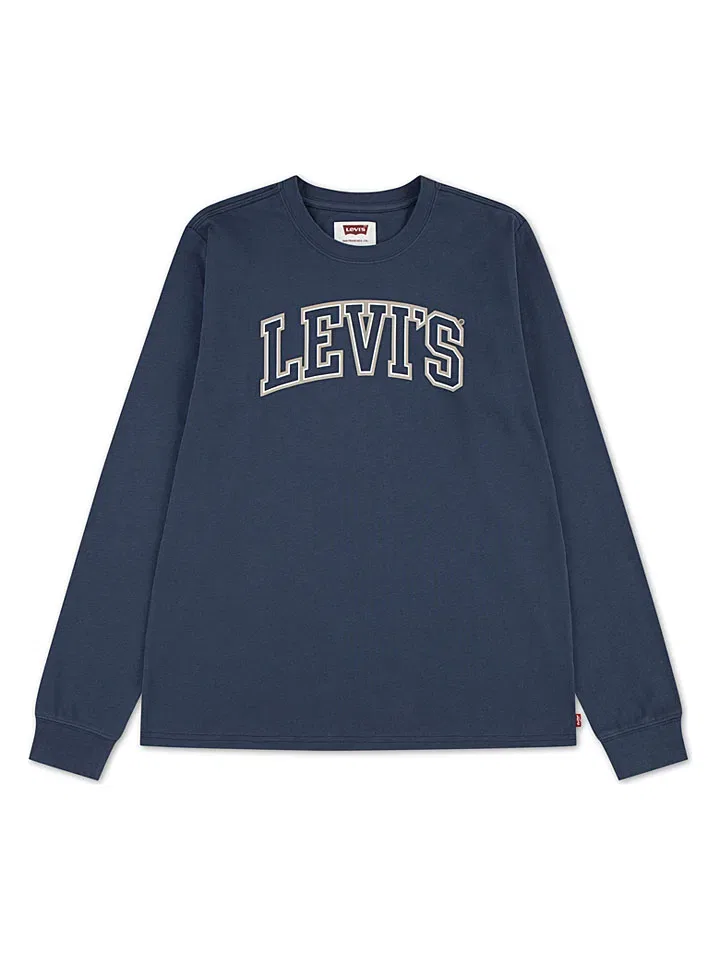 Лонгслив дарк блю, Levi's Kids, темно-синий