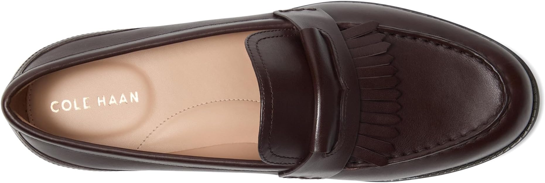 Лоферы Cole Haan Women's Stassi Kiltie Loafers, Madiera Brown Leather — фото 2