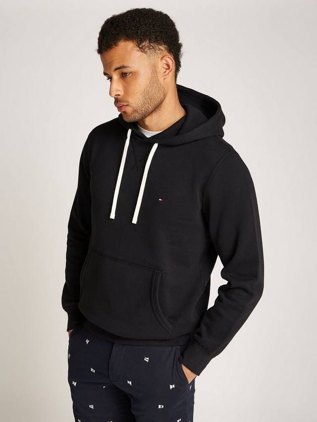 Элегантная флисовая толстовка с капюшоном Tommy Hilfiger, Black — фото 3