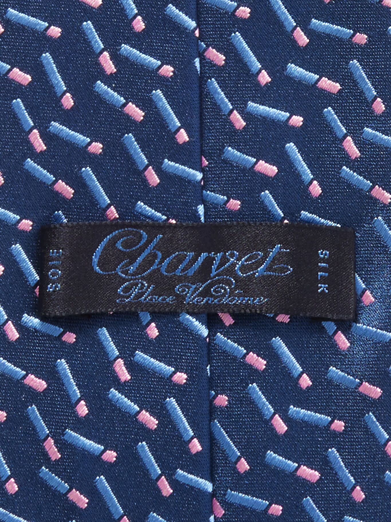 

Галстук из шелкового жаккарда шириной 8,5 см CHARVET, синий