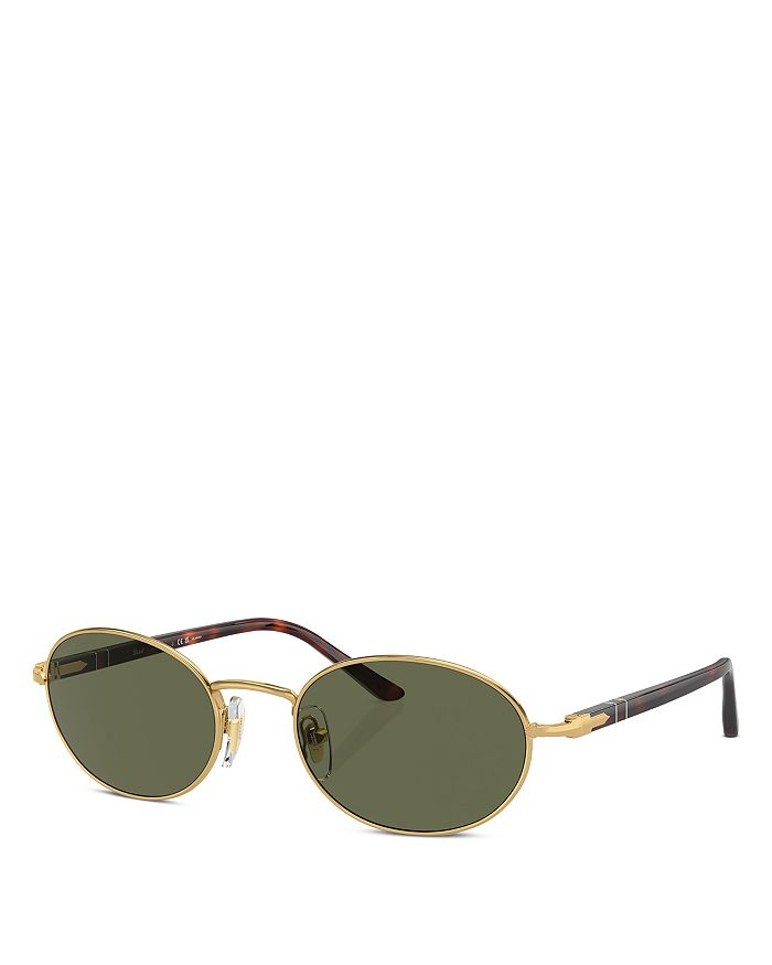 

Овальные солнцезащитные очки, 55 мм Persol, золотой