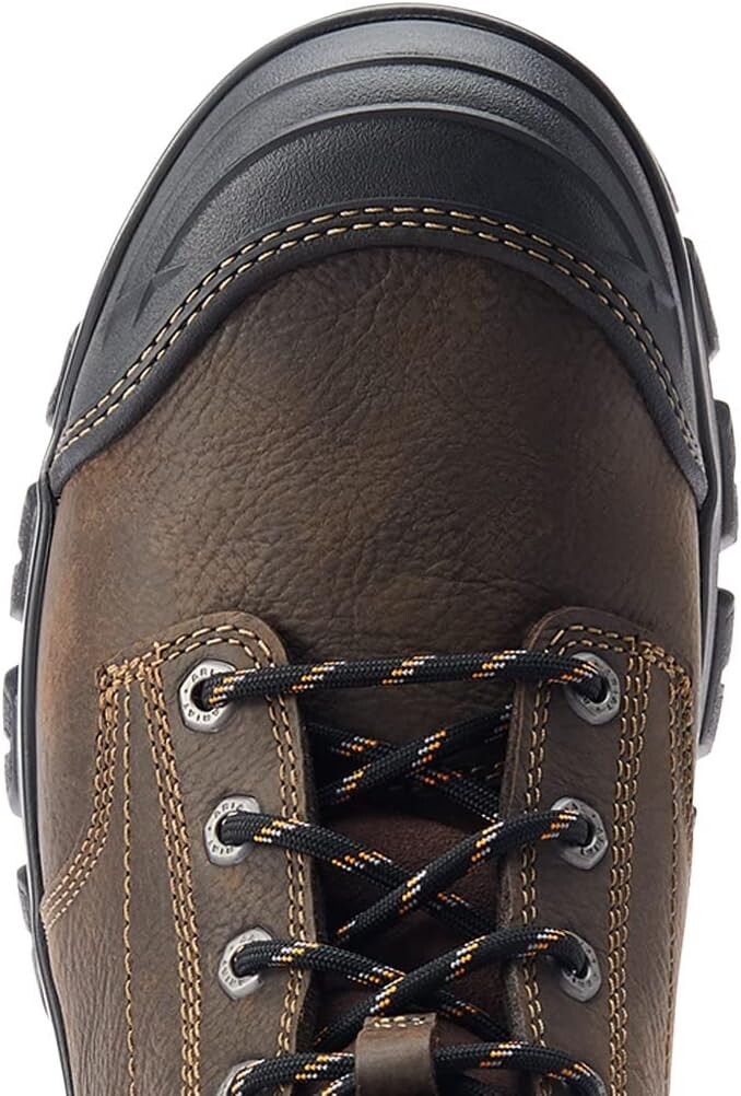 Рабочая обувь водонепроницаемая Treadfast 8" Waterproof Work Boot Ariat, цвет Dark Brown — фото 2