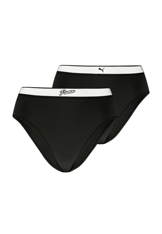 

Трусики бразильские упаковка из 2 шт. с эластичным поясом Puma, черный