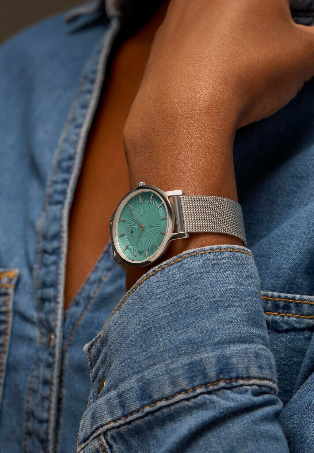 

Часы QUARTZ ANALOG TRANSCEND Timex, серебряный
