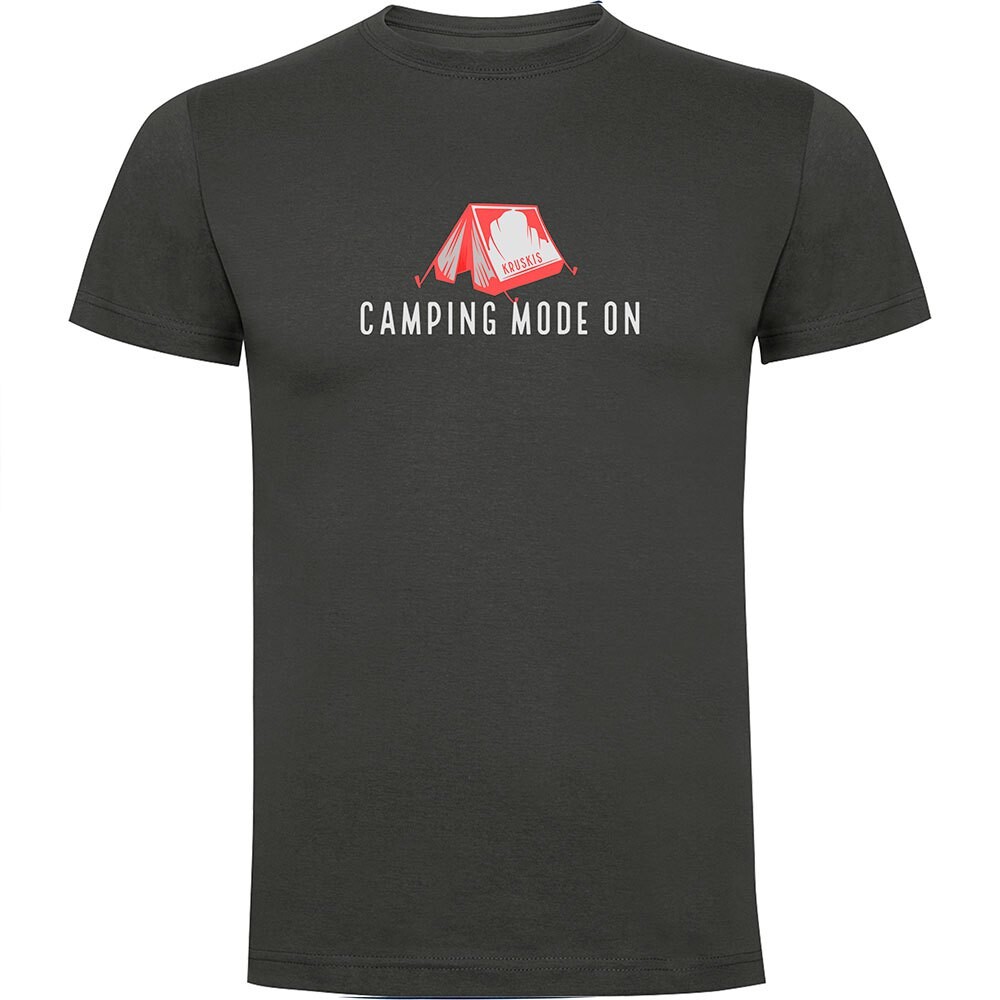 

Футболка с коротким рукавом Kruskis Camping Mode On, серый