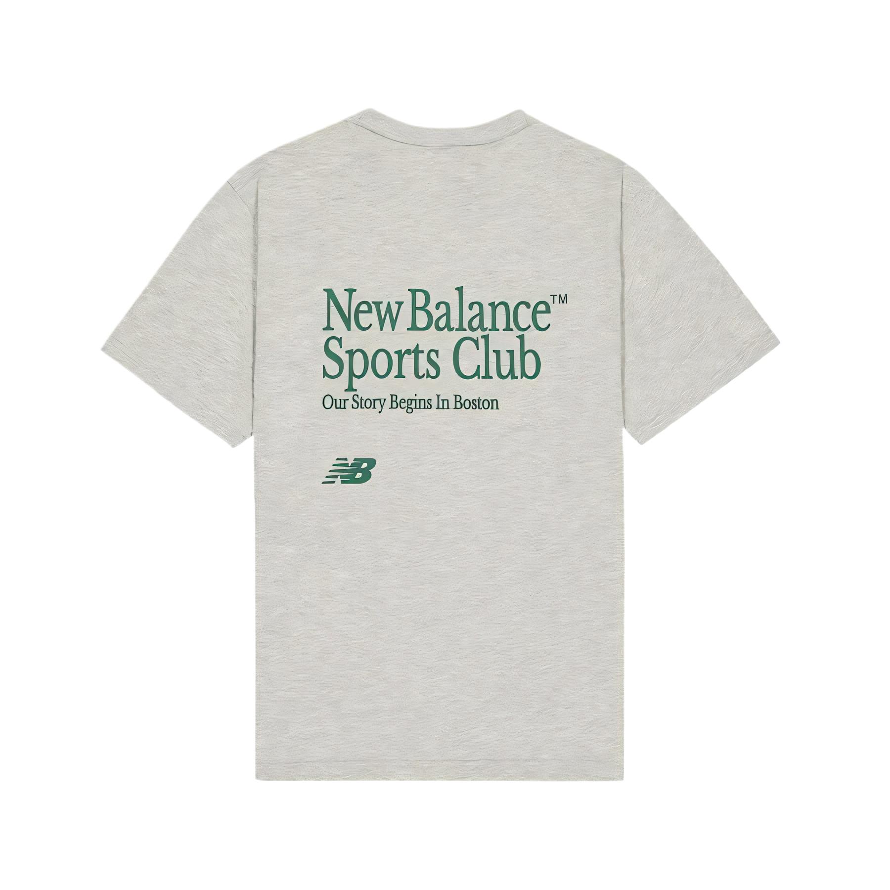 

Футболка мужская вересково-серая New Balance, серый