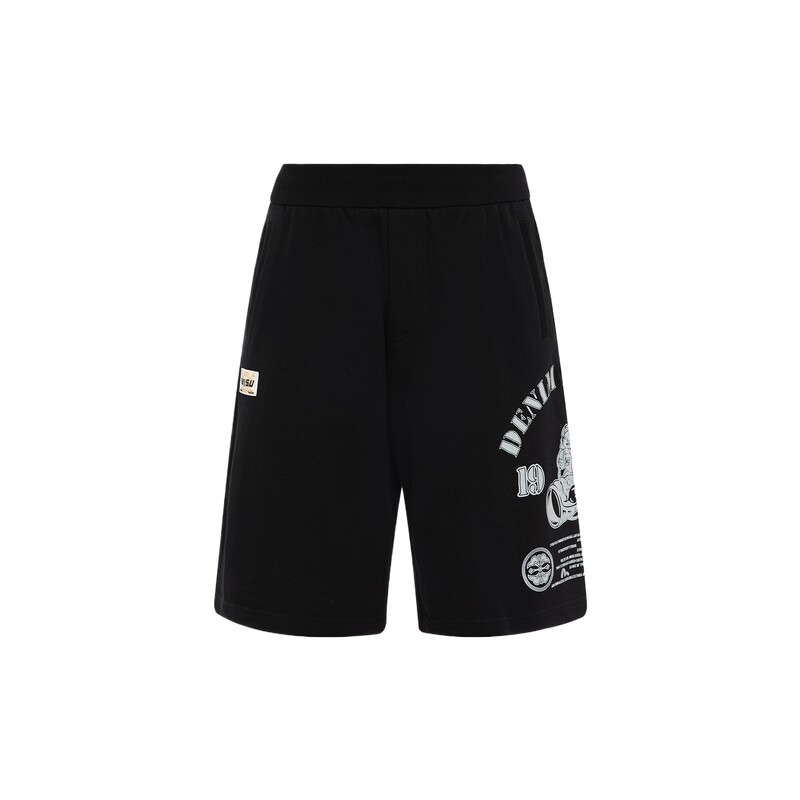 

Повседневные шорты мужские черные Evisu, черный