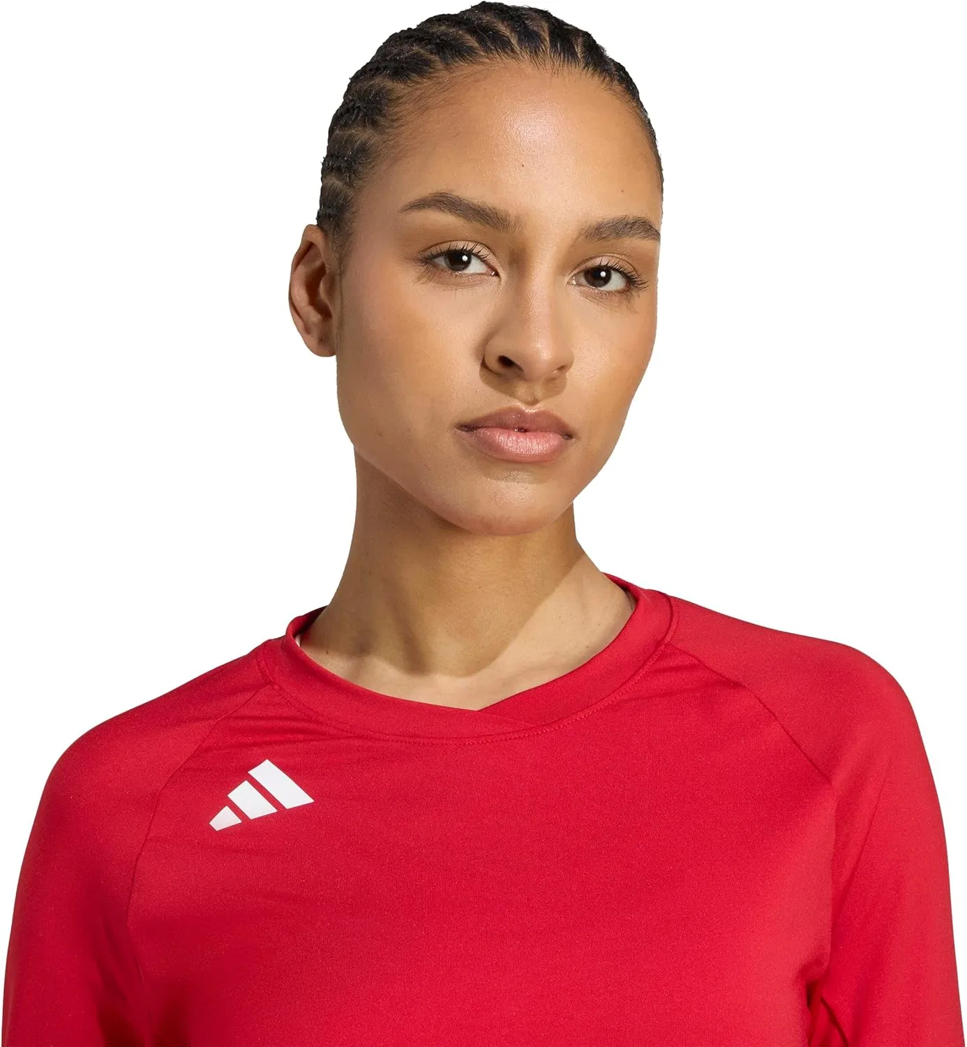 Волейбольная джерси с длинным рукавом adidas, Team Power Red — фото 4