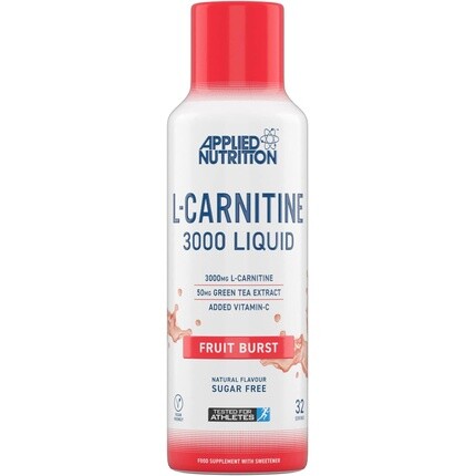 

Applied Nutrition L Carnitine 3000 Жидкость с зеленым чаем и витамином С повышает энергию и помогает контролировать вес Веганский 480 мл 32 порции Fruit Burst