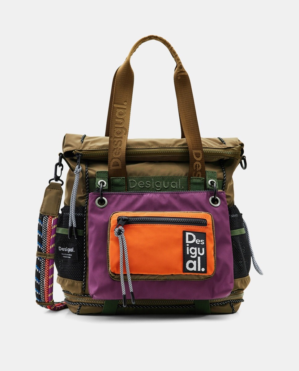 

Рюкзак Multicolor XL с несколькими ручками и съемным отделением Desigual, мультиколор