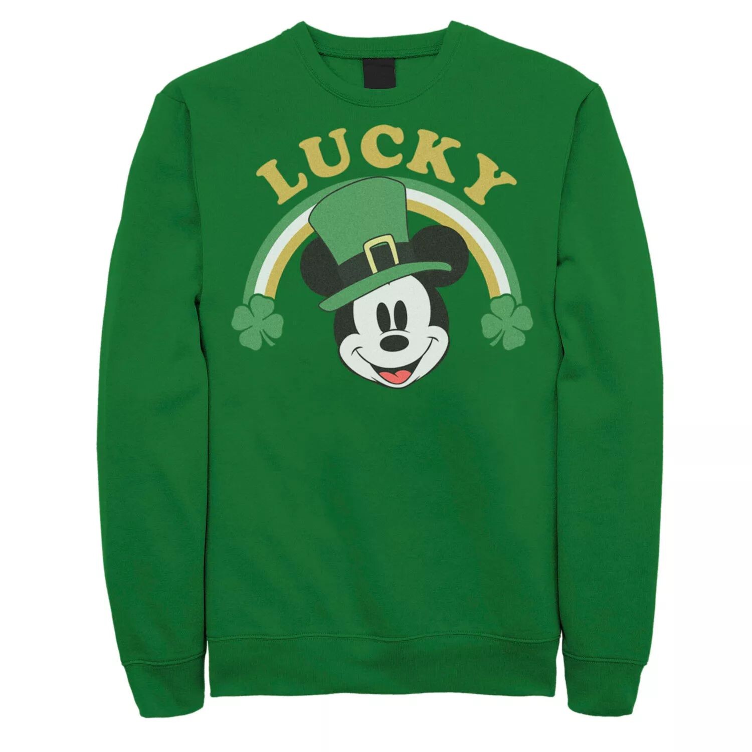 

Мужской свитшот Lucky Mickey Mouse Disney Mickey And Friends ко Дню Святого Патрика Licensed Character