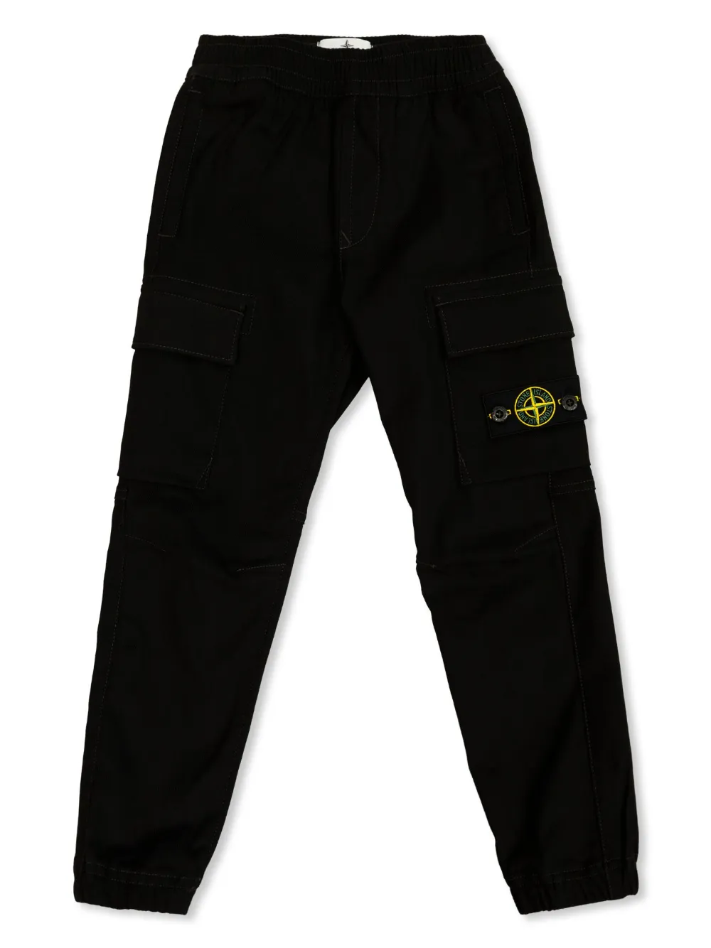 

Спортивные брюки с нашивкой Compass Stone Island Junior, черный