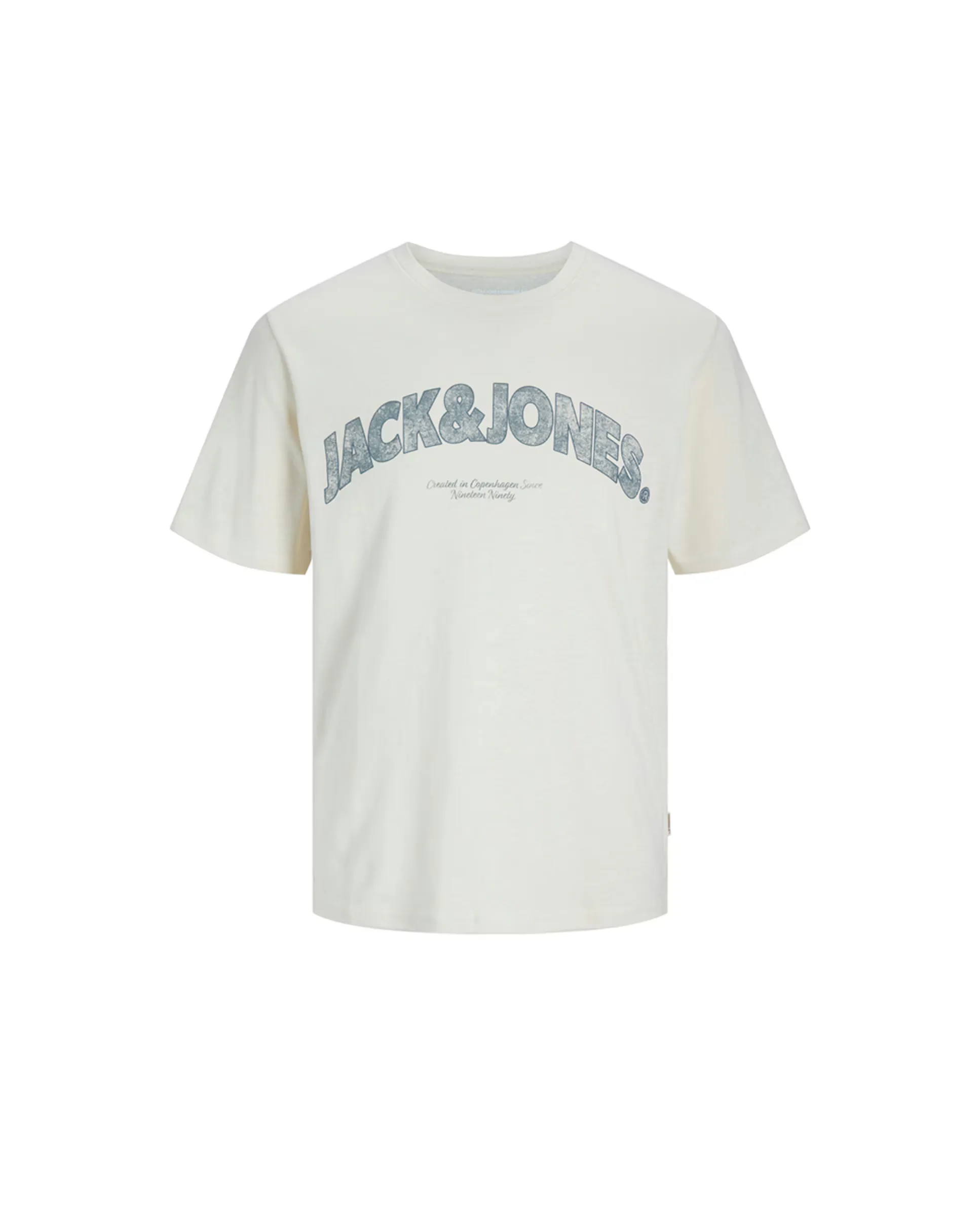 

Детская футболка с контрастным логотипом спереди Jack & Jones, белый