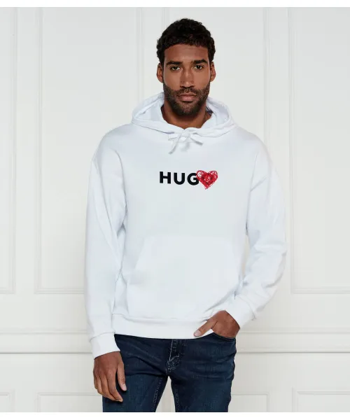 

Толстовка Dewgili Relaxed fit Hugo, белый