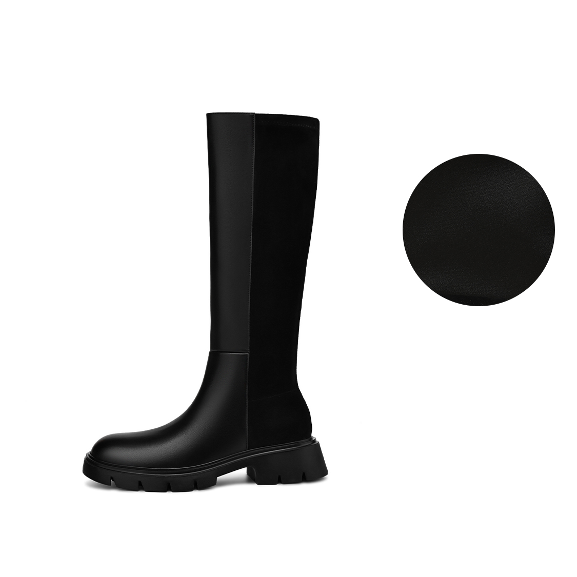 BOERDIQI Сапоги Cavalier Boots, женские, черные, высотой 4 см