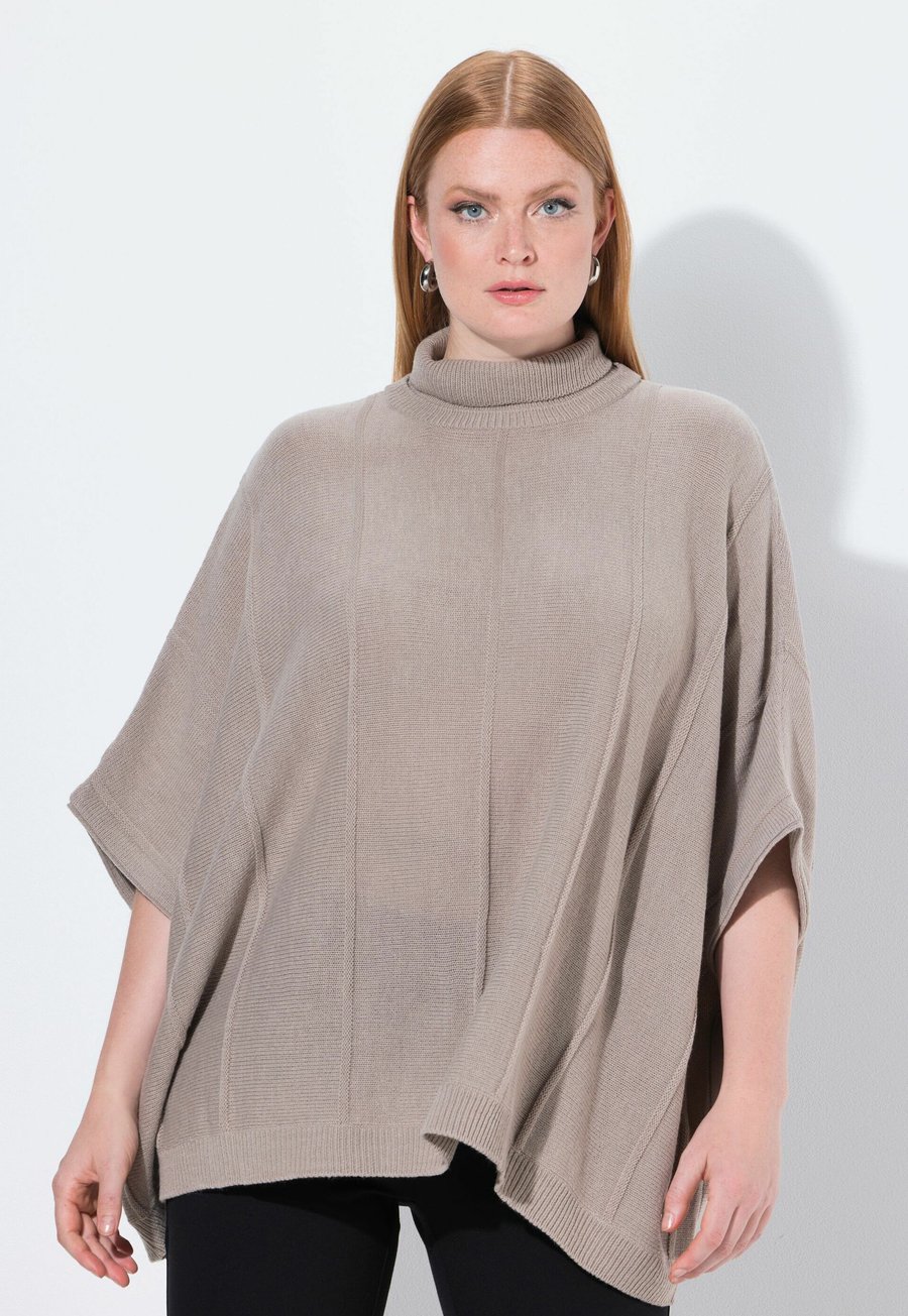 

Джемпер Ulla Popken ROLLKRAGEN, Pale Brown/Light Brown