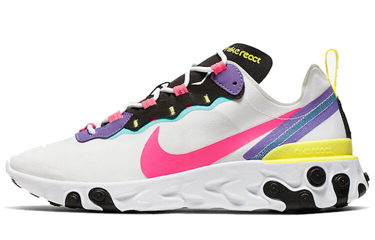 

Кроссовки Nike React Element 55 White Psychic Purple Hyper Pink