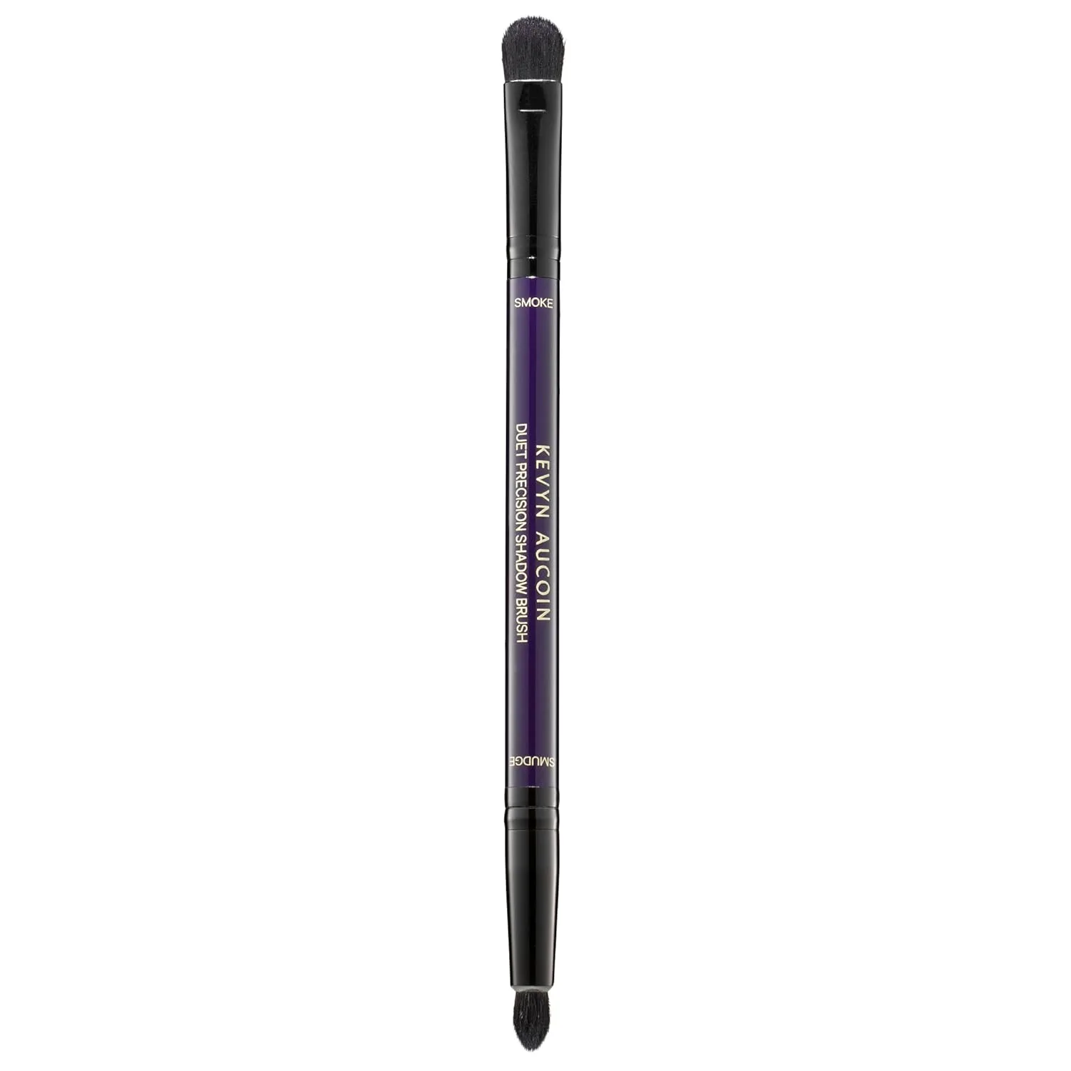 Kevyn Aucoin Duet Precision Shadow Brush: двойная кисть для точной растушевки теней и создания дымчатого макияжа, No Color