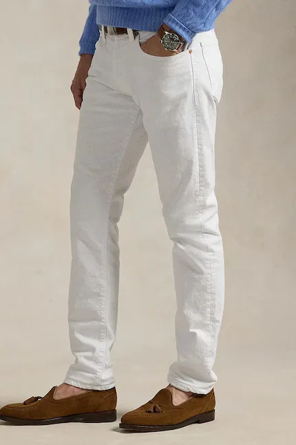 Джинсы Polo Ralph Lauren, белый — фото 4