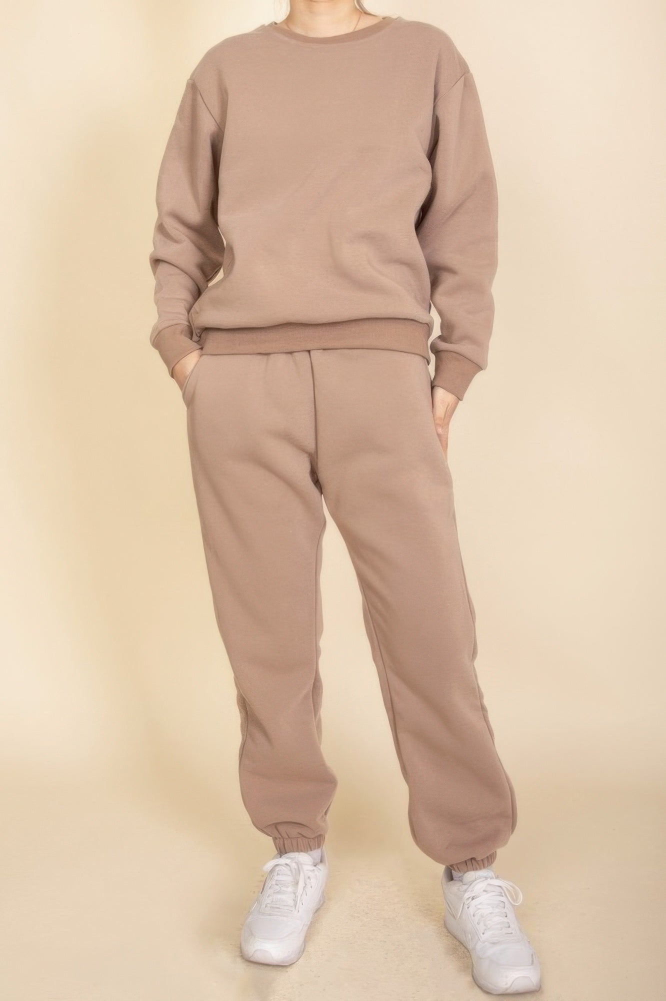 

Классический поларфлисовый свитер TRUEDAMES, Taupe