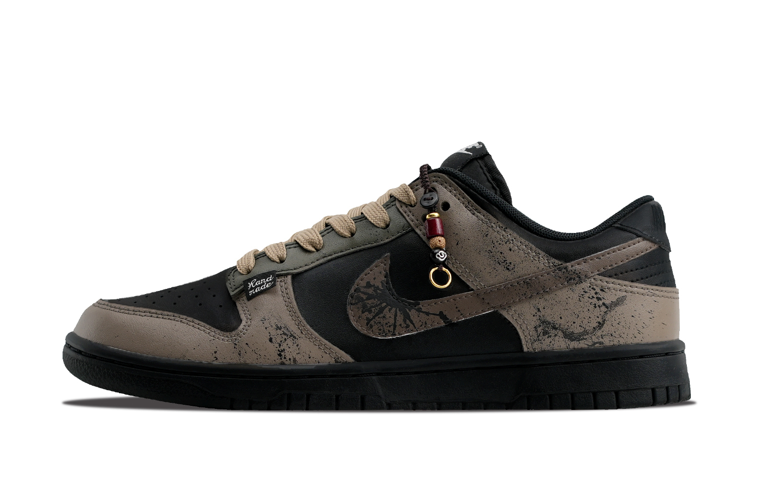 

Dunk Balance Support Low top Skateboard Shoes Unisex Nike, коричневый