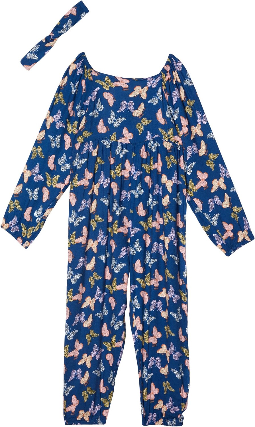 

Детский набор Levi'S Jumpsuit and Headband Two-Piece Gift Set, цвет Twilight Blue