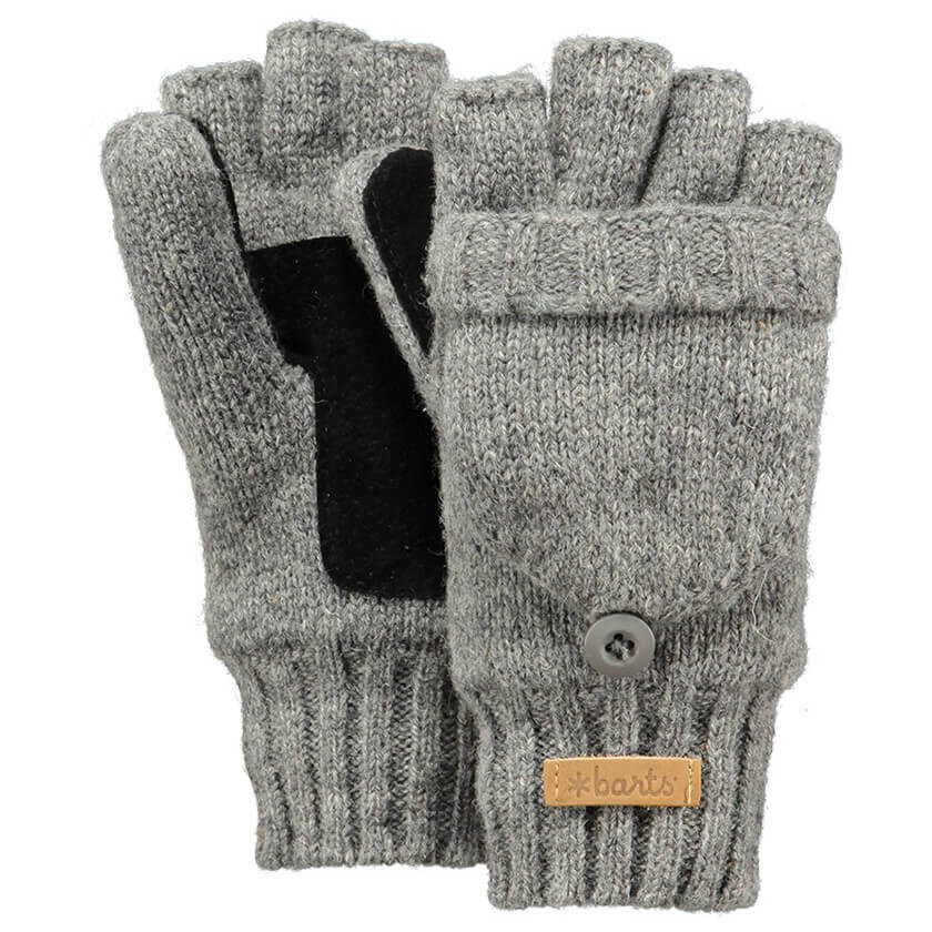 

Перчатки Barts Haakon Bumgloves Boys, цвет Heather Grey