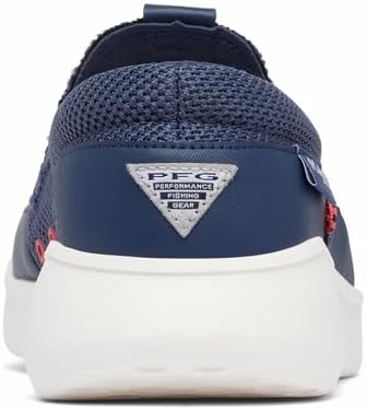 Columbia Mens Boatside PFG, Nocturnal/Sunset Red — фото 4