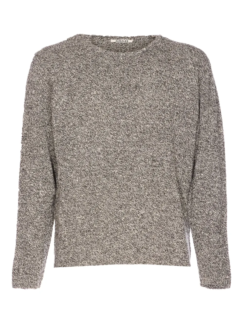 

Джемпер с круглым вырезом и длинными рукавами Auralee, черный