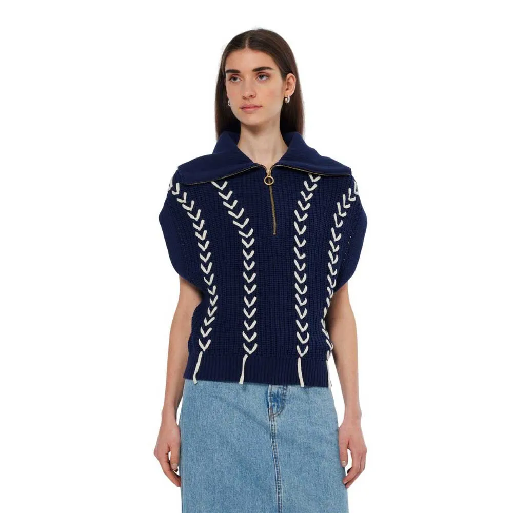 

Свитер Scotch & Soda 179653 half zip, синий